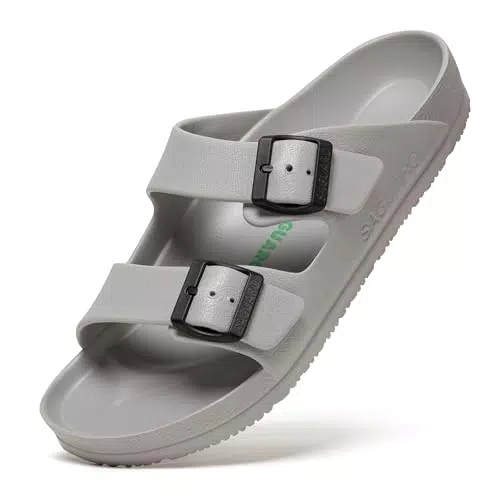 SAGUARO Hausschuhe Herren & Damen – Bequeme elastische Pantoletten Sandalen