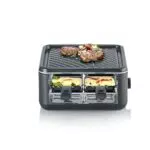 SEVERIN Mini Raclette-Grill RG 2360 mit antihaftbeschichteter Grillplatte
