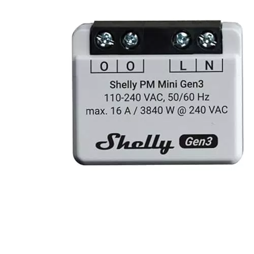Shelly Plus PM Mini Gen 3 WLAN-Schalter mit Bluetooth – Smarter Funkschalter