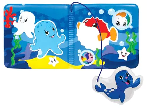 Simba ABC Magisches Badebuch mit Farbwechsel und Seehundanhänger
