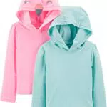 Simple Joys by Carter's Mädchen Kapuzen-Rashguard UV-Schutz Shirt