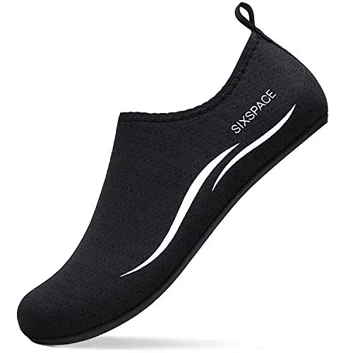 Sixspace Badeschuhe für Damen und Herren – Aquaschuhe für Strand und Wassersport