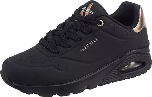 Skechers UNO-Golden Air 177094-BBK Damen Sneaker für stilvollen Komfort