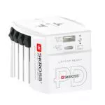 SKROSS MUV USB AC65PD Universal-Reiseadapter mit USB-C Kabel und 65W Ladeleistung