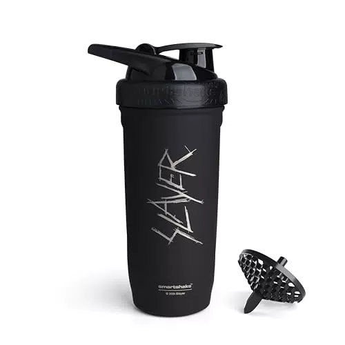 Smartshake Reforce Edelstahl Protein Shaker mit auslaufsicherem Schraubdeckel, BPA-frei