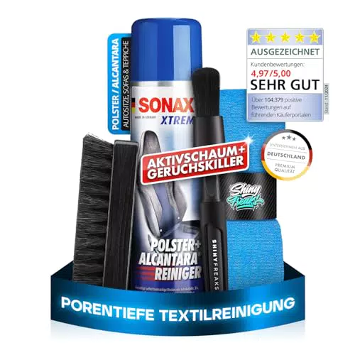 SONAX XTREME Polster & Alcantara Reiniger – Spezialreiniger für Auto-Innenraum