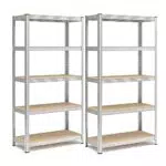 SONGMICS Schwerlastregal GLR040E02, Lagerregal mit verstellbaren Ablagen