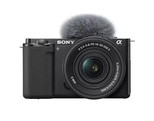 Sony ZV-E10K Systemkamera mit 16-50mm Power Zoom, ideal für Vlogger & Einsteiger