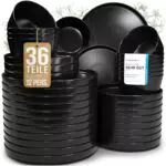 Pure Living Steingut Geschirrset Manhattan für 4 Personen - Testsieger Tafelservice