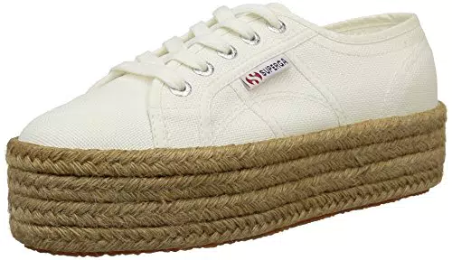 Superga Unisex 2790-cotropew Espadrille, White 901,