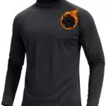TACVASEN Herren Langarmshirt mit Stehkragen – Warmes Sport Pullover für Winter