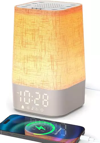 Tageslichtwecker mit Naturgeräuschen, Sonnenaufgangslicht & Einschlafhilfe