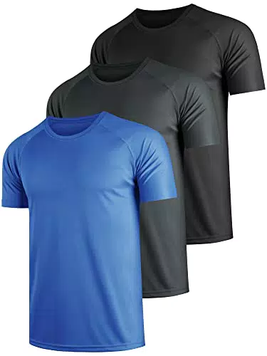 Teesmen Sport T-Shirt Herren Kurzarm Atmungsaktive Activewear für Fitness