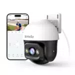 Tenda CH3 V2.0 Outdoor WLAN IP Kamera mit 2K, Nachtsicht, Bewegungserkennung, Alexa