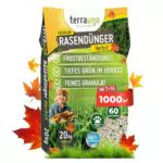 TerraUno Premium Herbstdünger – Gesunder Rasen ohne Moos & Unkraut, Langzeitwirkung