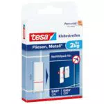tesa Powerstrips Klebestreifen für Fliesen und Metall 3 kg - Doppelseitige Streifen für feste