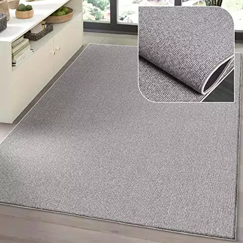 Natal Moderner Teppich Wohnzimmer und Küche, Kurzflor, robust & schmutzabweisend