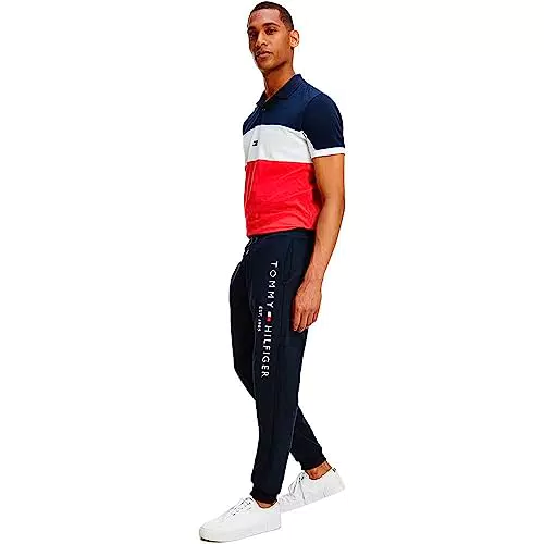 Tommy Hilfiger Herren Jogginghose Tommy Logo Sweatpants Baumwolle