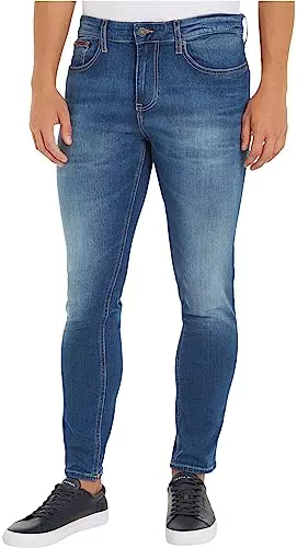 Tommy Jeans Herren Jeans Hose Austin Slim Tapered Stretch