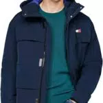 Tommy Jeans Herren Parka Tech Canvas mit Kapuze