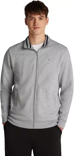 Tommy Jeans Herren Sweatshirt mit Reißverschluss im Regular Fit