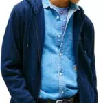 Tommy Jeans TJM Reg Flag Zip Fleece Kapuzenpullover für Herren