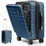 Travely Hartschalenkoffer XL mit TSA Schloss und sanften Rollen, 100L