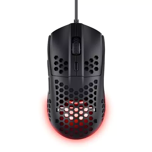 Trust Gaming GXT 928 Helox Gaming Maus mit RGB, programmierbar, USB, DPI einstellbar