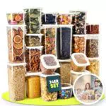 uandu Vorratsdosen mit Deckel Luftdicht - 12er Vorratsdosen Set