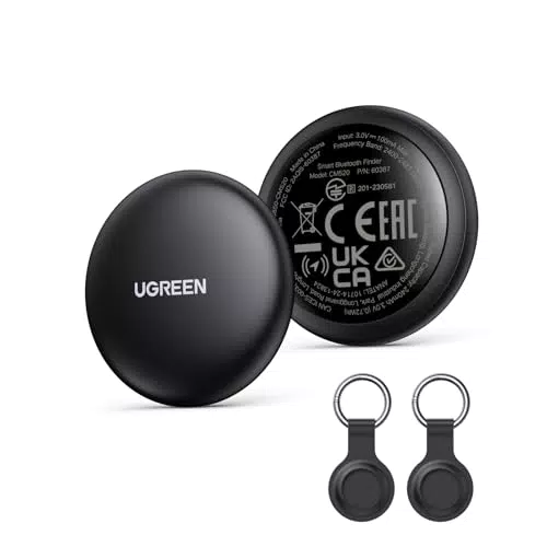 UGREEN FineTrack Mini Bluetooth Tracker kompatibel mit Apple Find My, 18 Monate Batterie