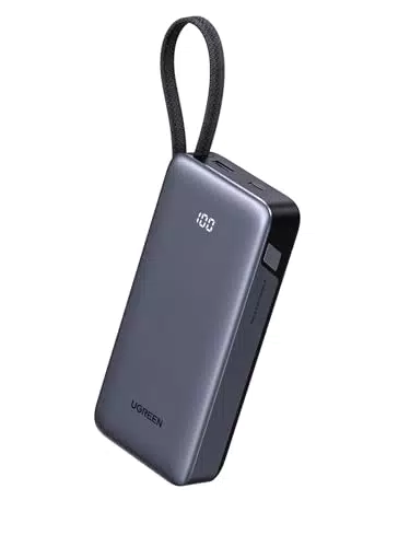 UGREEN Power Bank 45W Schnellladegerät mit USB-C, kompatibel mit Smartphones & Laptops
