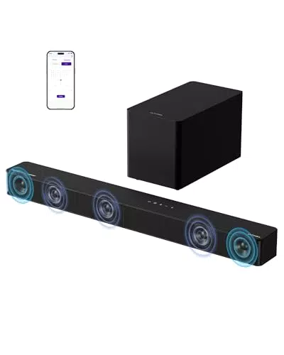 ULTIMEA Soundbar 5.1ch Dolby Atmos mit Subwoofer und Bluetooth 5.4 – Modell 2025
