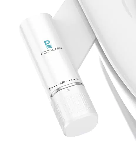 Ultra Slim Bidet Befestigung mit Doppelstrahldüsen, einstellbarer Wasserdruck