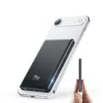 Ultra Slim iPhone Powerbank für Magsafe, Ntaanoo Magnetische Power Bank Induktives Laden 5000mAh