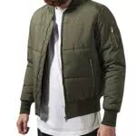 Urban Classics Herren Basic Quilt Bomberjacke – Modell Bomber Jacket