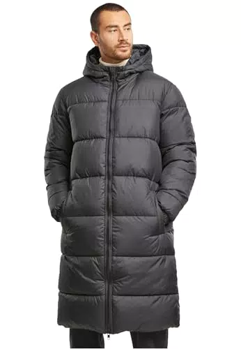 Urban Classics Herren Long Puffer Coat – Modischer Steppmantel für kalte Tage