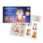 Ursus Laternen-Bastelset Fuchs – Kreatives Set zum Basteln einer Laterne