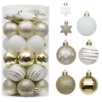 Valery Madelyn Weihnachtskugeln Set – Elegante Christbaumschmuck Dekoration