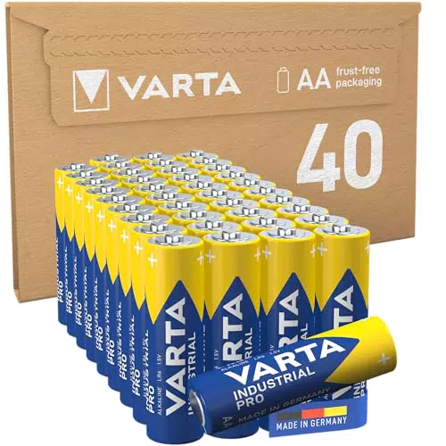 VARTA Industrial Pro Alkaline Batterien 1,5V - Umweltfreundliche Verpackung