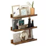 VASAGLE Wandregal Schweberegal mit erhöhter Vorderkante Modell LWS037X01