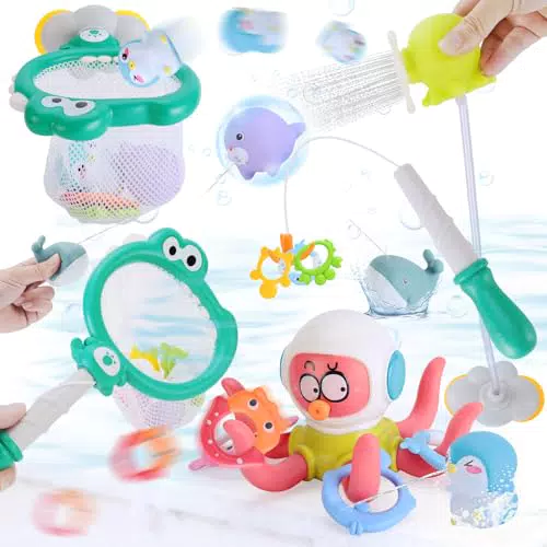 VBACALA Badewannenspielzeug für Kinder – Wasserspielzeug & Angelspielzeug ab 3 Jahren