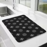 vinlley Wasserabsorbierende Spülmatte – Rutschfest und Schnell Trocknend