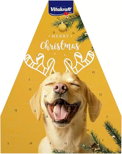 Vitakraft Adventskalender für Hunde – Auswahl leckerer Snacks für Weihnachten