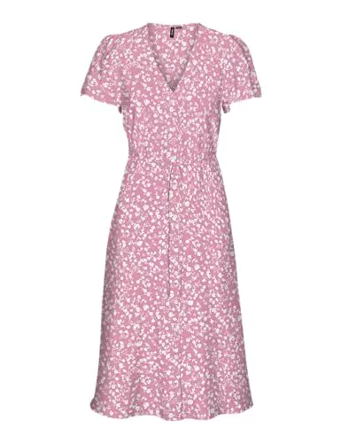 Vmjosie Damen Hemdkleid Calf Shirt Dress WVN – Elegantes Freizeitkleid