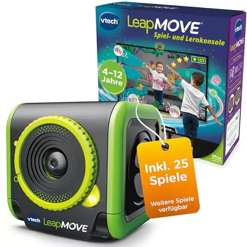 VTech LeapMOVE Lernkonsole für Kinder – Interaktive Lernspiele und Bewegungsspiel