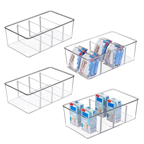Vtopmart Kühlschrank Organizer BPA-frei – Stapelbare Aufbewahrungsbox Küche
