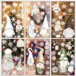 SILARLAIT Fensterbilder Weihnachten – Wiederverwendbare Fenstersticker Deko