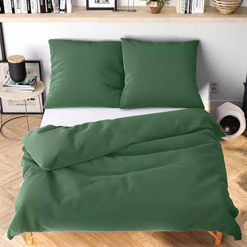 Wolkenfeld Bettwäsche Set - Oeko-Tex zertifiziert, Modell 135x200