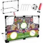 WwuHua Fussballtor für Kinder – Tragbares 2-in-1 Tor für Garten & Outdoor