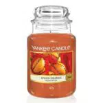 Yankee Candle Spiced Orange Duftkerze im Glas – langanhaltender Raumduft